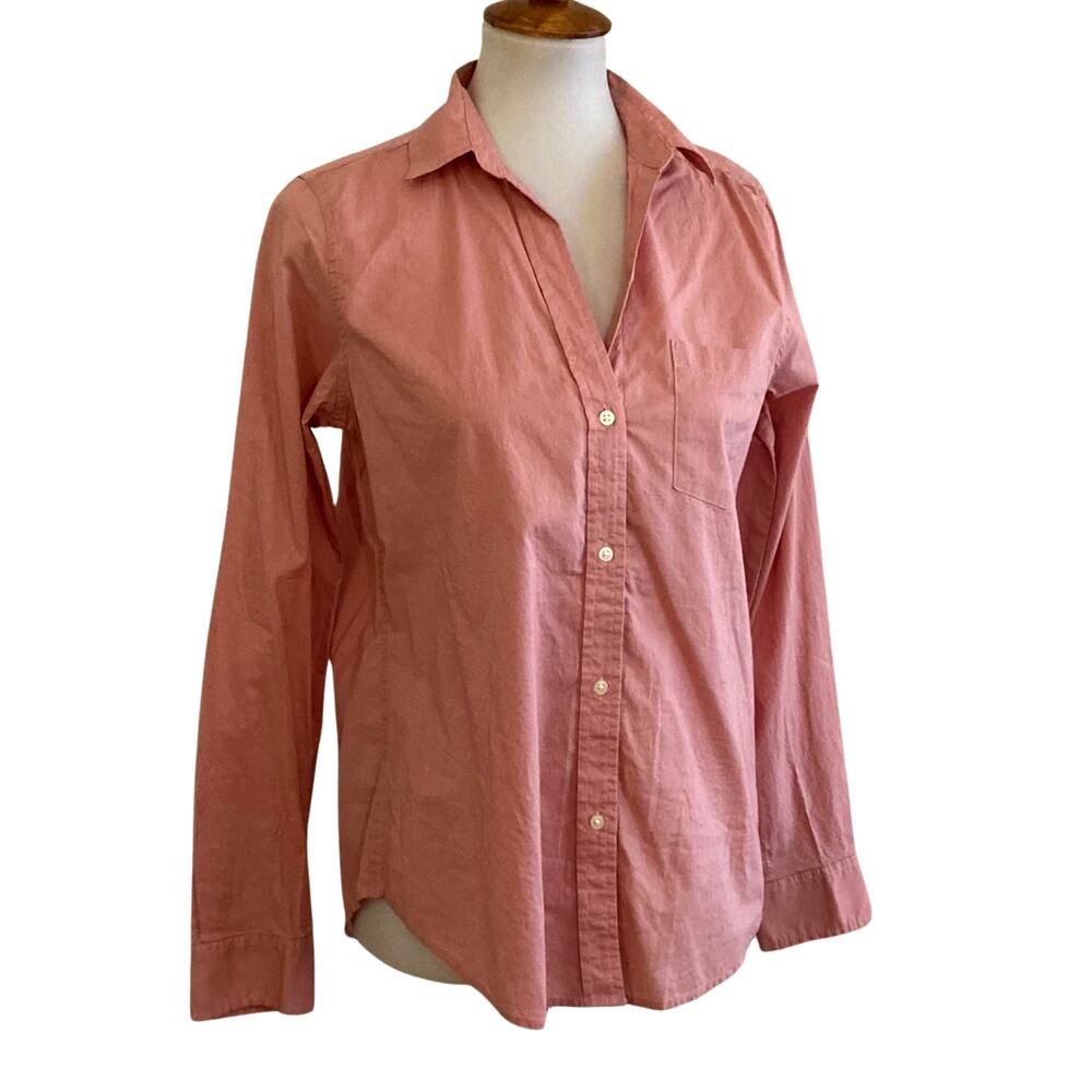 Gap Pink Cotton Blouse, New With Tags, Small
